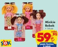 GOKİDY OYUNCAK MİNKİE BEBEK